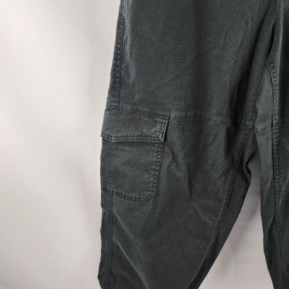 Old Navy Pants Womens Large Black Cargo Balloon Barrel Leg Joggers 32x26 NWT - Picture 6 of 13